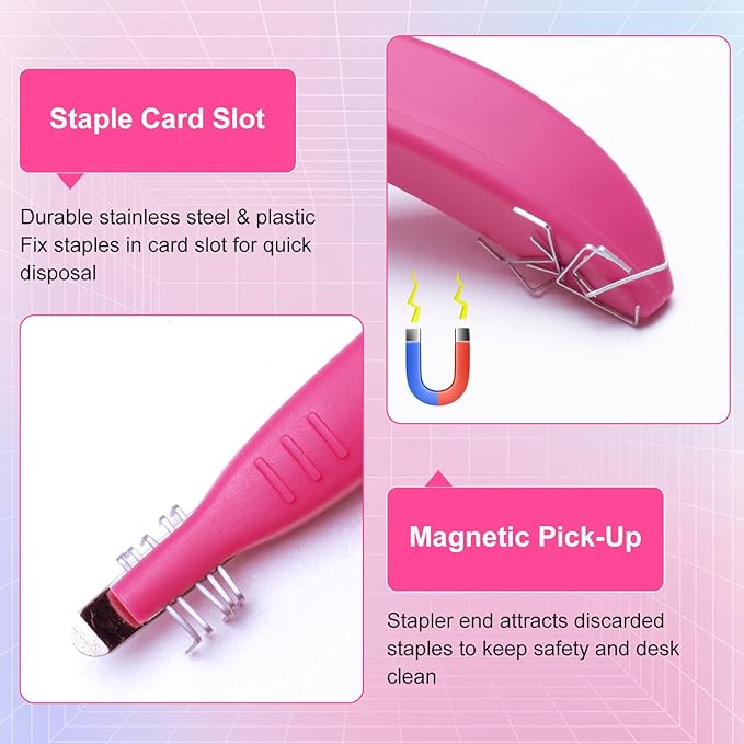 THINKLEARN Magnetic Staple Remover 5 Pack | Ergonomic Staple Puller, Quick and - Image 2