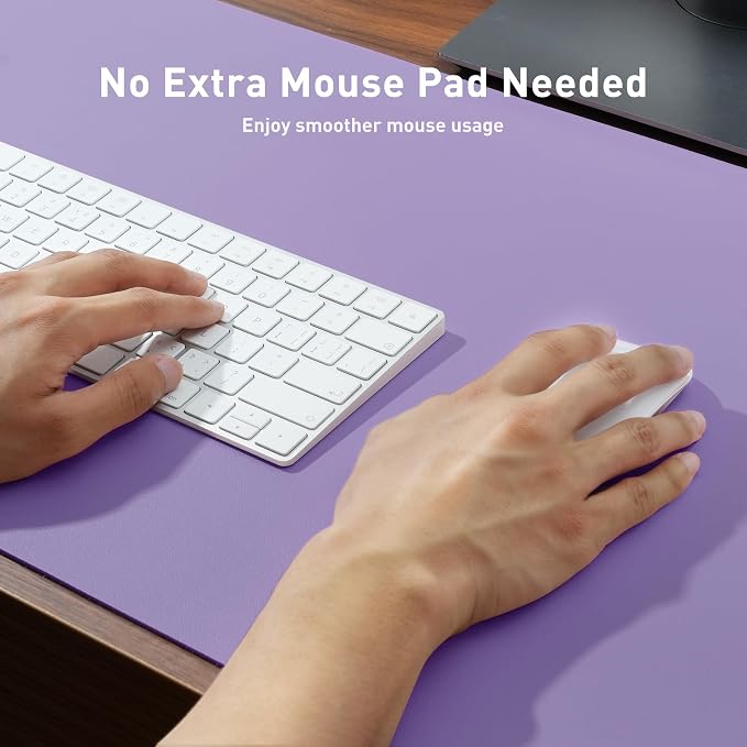 Aothia Faux Leather Desk Mat | Creates A Clean, Organized Workspace - Image 4