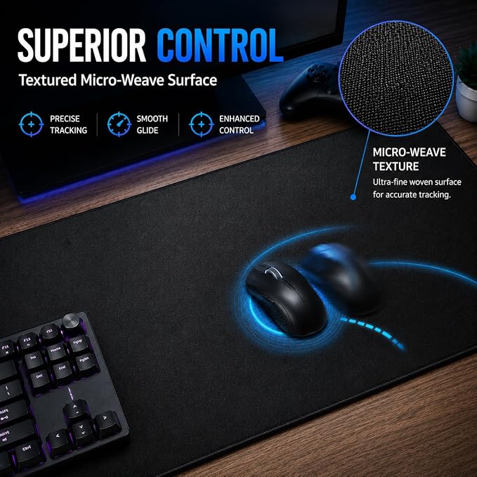 KTRIO Large Gaming Mouse Pad Desk Mat - Image 2