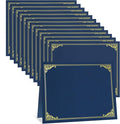Certificate Holders, 12 Pack Navy Blue Diploma Holders by WSICSE