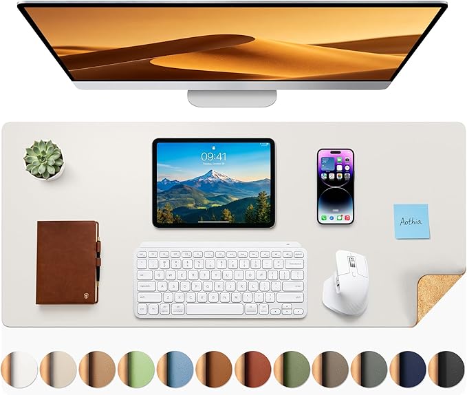 Aothia Dual-Sided Desk Mat by AothiaSimpleNaturalUnique