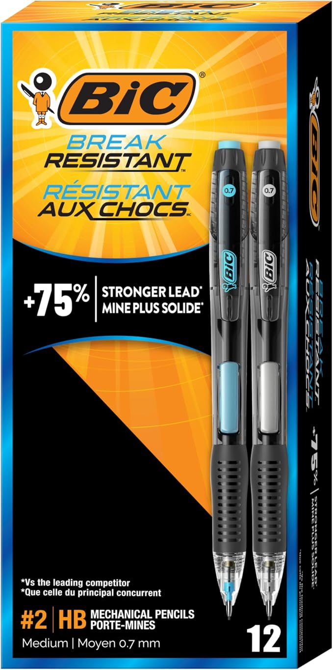 BIC Break Resistant Mechanical Pencils by BIC