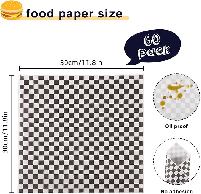 120 Pcs 4Lb Race Car Birthday Party Supplies Checkered Large Paper Food Trays - Image 5