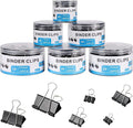 208 PCS Binder Clips Paper Clamps Assorted Sizes, Metal Paper Binder Clip by EFOK