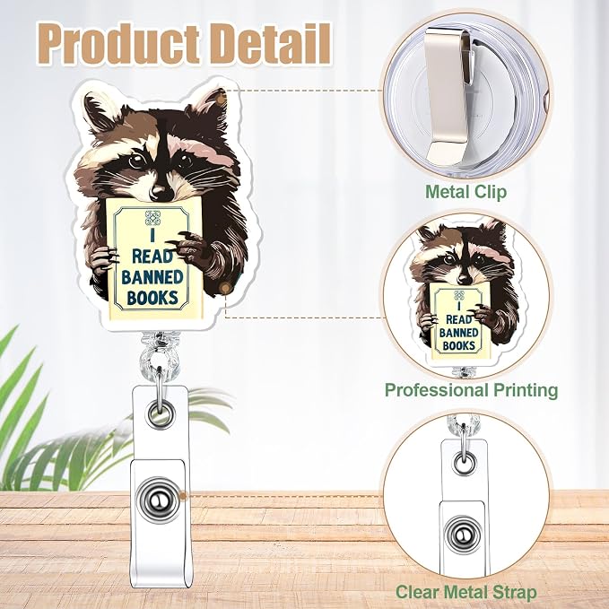 Feifeiya 24 Pcs Funny Badge Reel Nurse Cute Retractable Name ID Clip Badge - Image 3