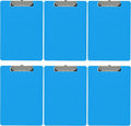 Trade Quest Plastic Clipboard Opaque Color Letter Size Low Profile Clip by Trade+Quest+Global+Corp