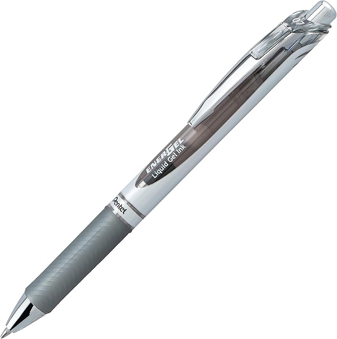 Pentel EnerGel RTX Retractable Liquid Gel Ink Pen, Medium line, Box of 12 Pens - Image 2