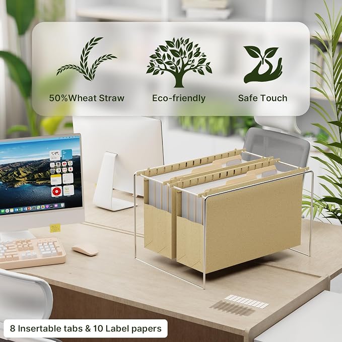XINGIA Legal Size Hanging File Folders, Expandable 4 Inch File Folders Legal - Image 6