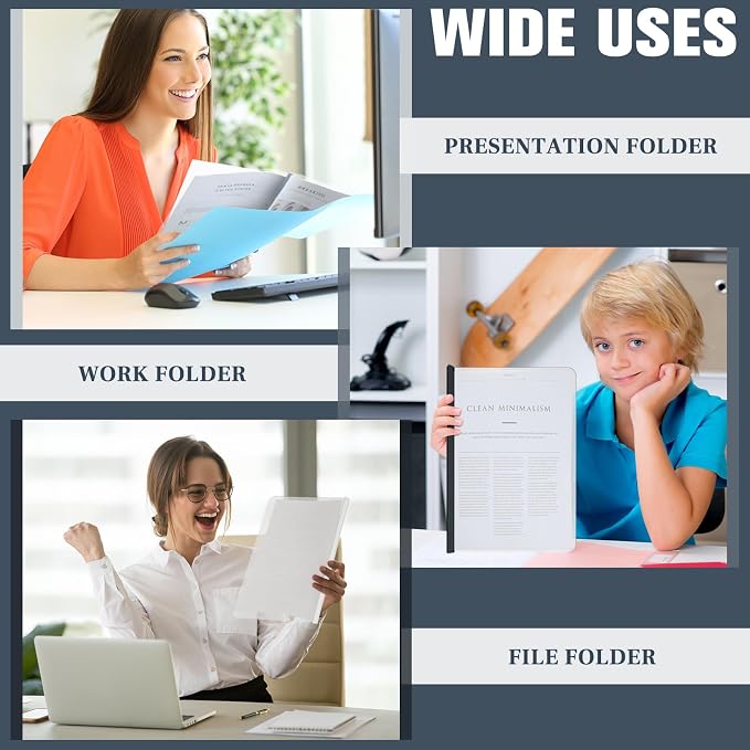 BBTO 100 Pcs Clear Report Covers - Image 4