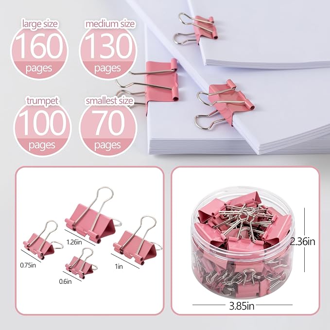 Binder Clip Paper Clamps - Image 3