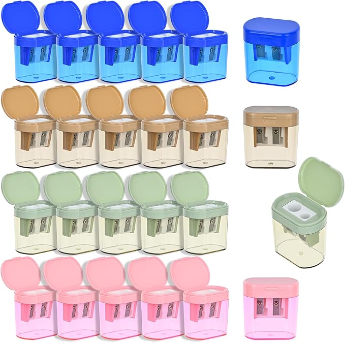 Colored Pencil Sharpener Bulk for Kids Manual Handheld Crayon Sharpeners | by BOPART-ENJOYYOURLIFEALWAYSBYYOURSIDE