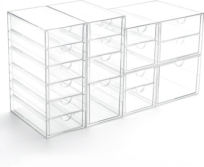 Prsildan 17 Drawers Teacher Toolbox Office Supply Organizer, Pull Out, Craft - Image 8