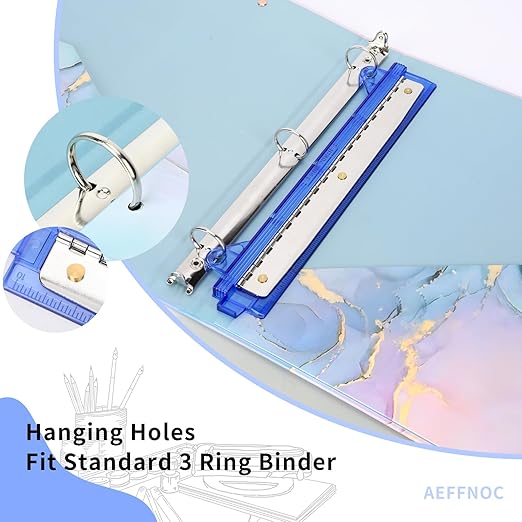 AEFFNOC 3 Hole Punch, Portable 3 Hole Puncher - Image 5