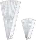 Mr. Pen- Plastic Rulers, 6 Inch & 12 Inch, Easy-to-Read Markings | by MrPen