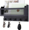 Nekon Mail and Key Holder for Wall Decorative, 11 Inch Wooden Wall Key Organizer by NekonDesign