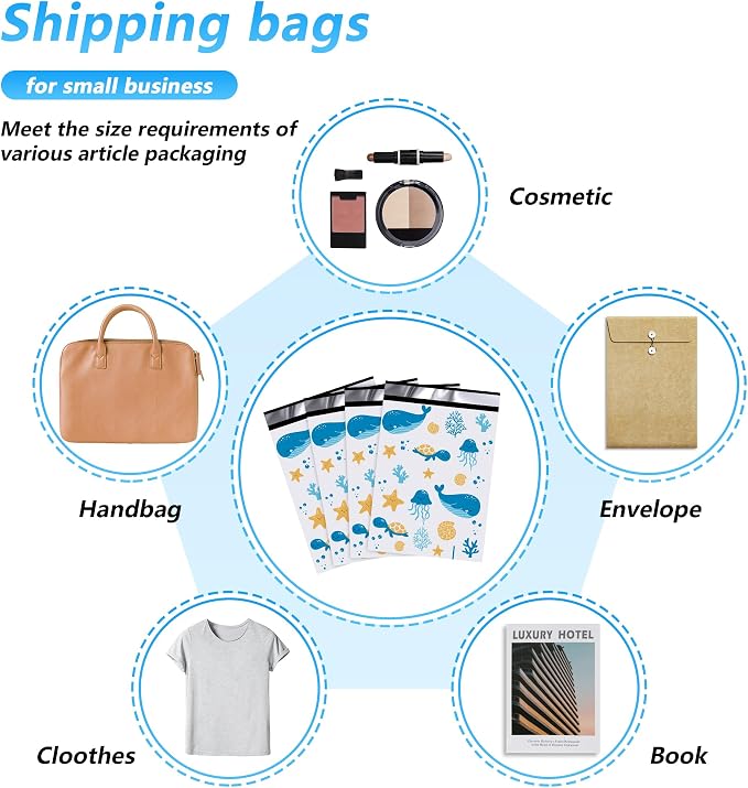 Thank You Poly Mailer 10x13 Inch 25 Pcs, Waterproof and Tear-Resistant Shipping - Image 7