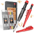 Nicpro Carpenter Pencil with Sharpener, CP3000 Carpenter Mechanical Pencils by Nicpro