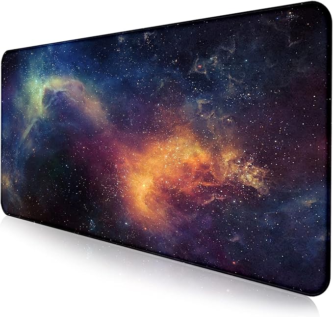 Large Starry Sky Mouse Pad by LQFIWSS