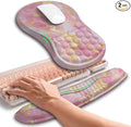 Hokafenle 2in1 Combination, Wave Keyboard Wrist Rest and Ergonomic Curvature by Hokafenle