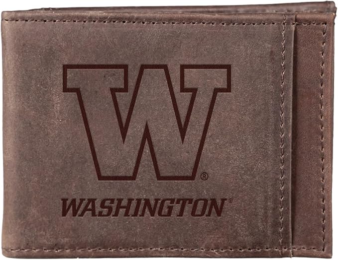 Team Sports America NCAA University of Washington Front Pocket Slim Wallet by TeamSportsAmerica