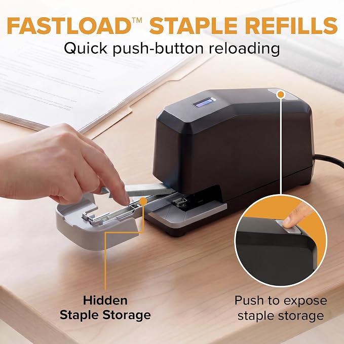 Bostitch Office Impulse Heavy Duty Electric Stapler Value Pack, 45 Sheet - Image 4
