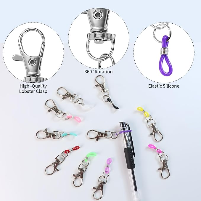 GAQWOK 10PCS Retractable Pen Holders - Image 3