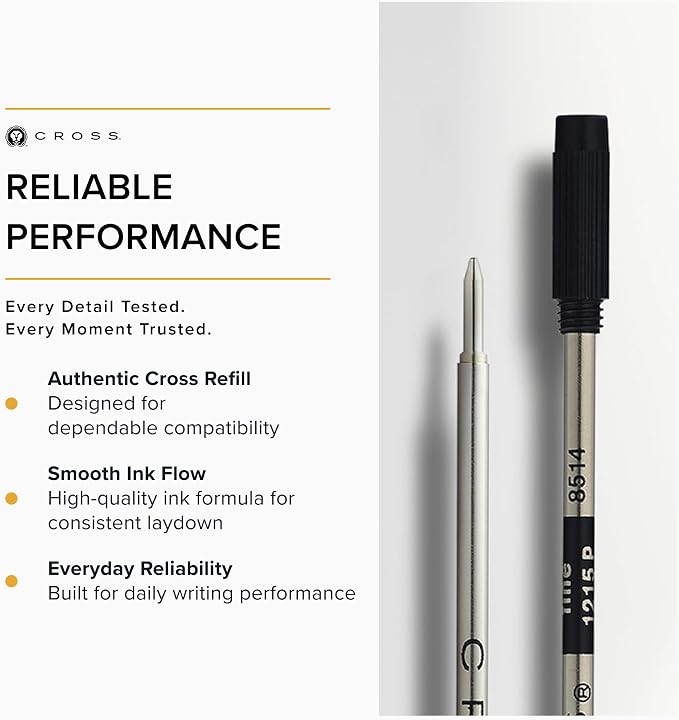New+Cross ball-point pen black refill - Image 5