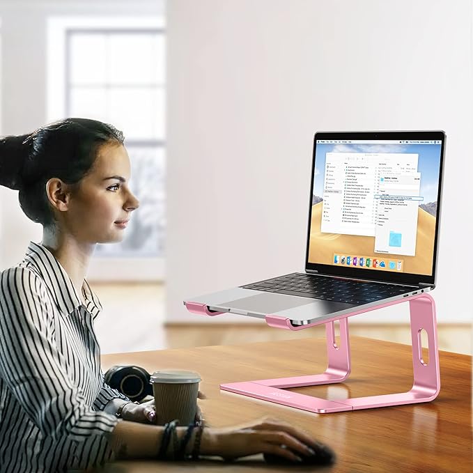 BESIGN LS03 Aluminum Laptop Stand, Ergonomic Detachable Computer Stand - Image 7
