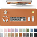 YSAGi Leather Desk Protector, Office Mat, Large Mouse Mat, Non-Slip PU Leather by YSAGi