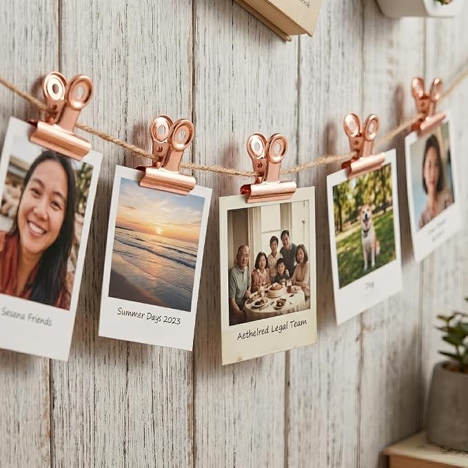 Coideal Bulldog Paper Clips Rose Gold, Food Bags, Pictures Photos, Art Crafts - Image 3