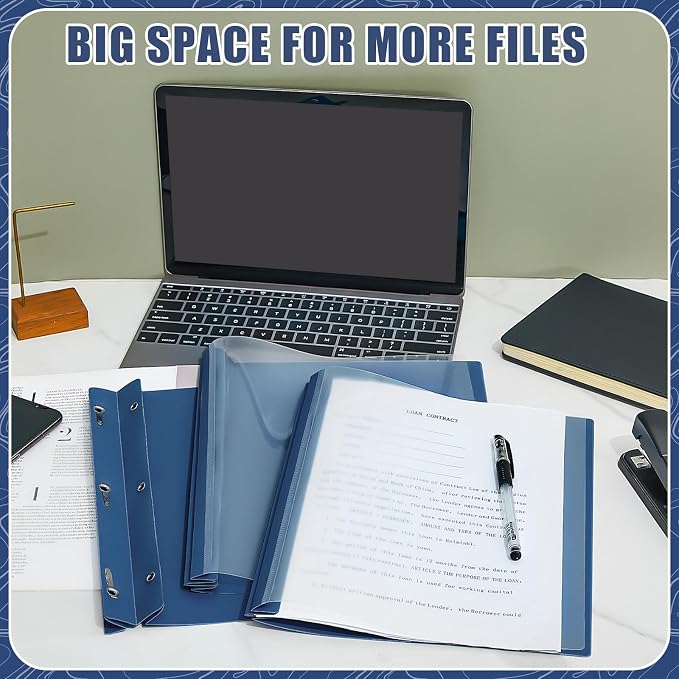 Teling 72 Pack Clear Front Report Covers Bulk Business Report Covers Plastic - Image 7