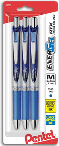 Pentel EnerGel Deluxe RTX Gel Ink Pens, 0.7 Millimeter Metal Tip by PentelofAmerica
