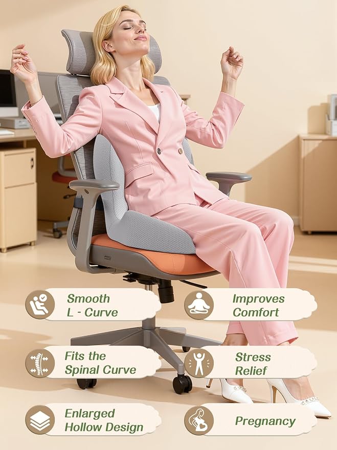 Benazcap Memory Foam Seat Cushion - Image 3