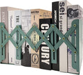 Adjustable Bookends Non Skid Decorative Bookends, Metal Bookend by KIROYAL
