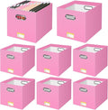 BALEINE File Organizer Box, Cardboard File Folder Organizer by BALEINE