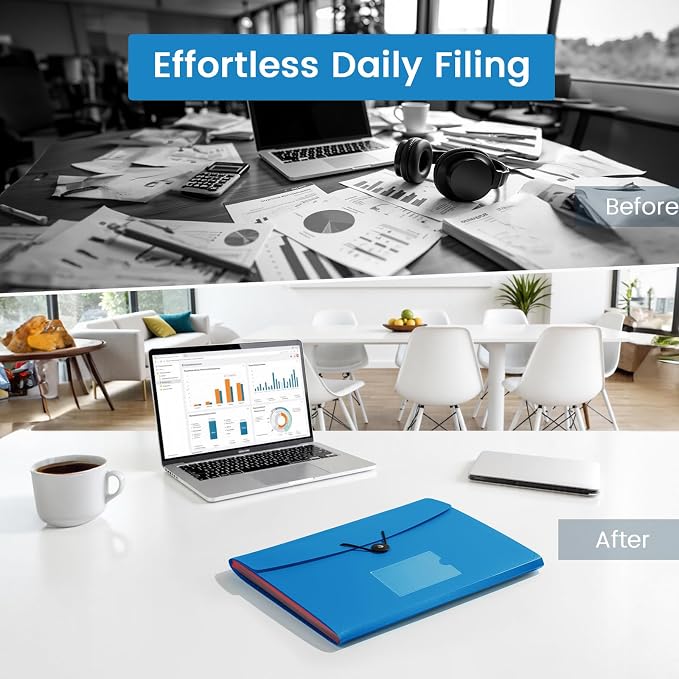 13 Pocket Accordion File Organizer - Image 4