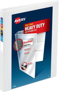 Avery Heavy-Duty View 3 Ring Binder, 0.5 Inch One Touch Slant Rings, 135-Sheet by Avery