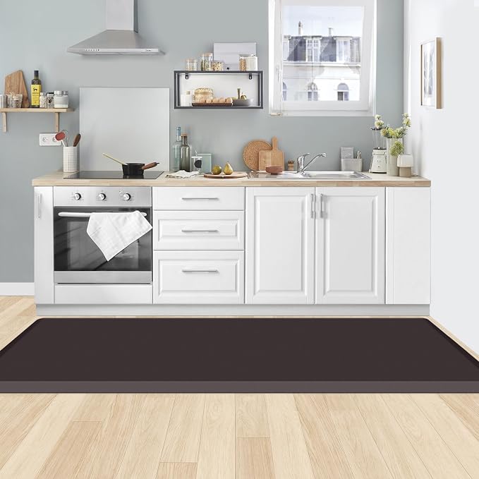 KitchenClouds Kitchen Mat Cushioned Anti Fatigue Rug 24"x70" Water Resistant - Image 7