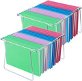 Heavy Duty Steel Hanging File Frame, Letter Size Hanging File Folder Frame by Unknown