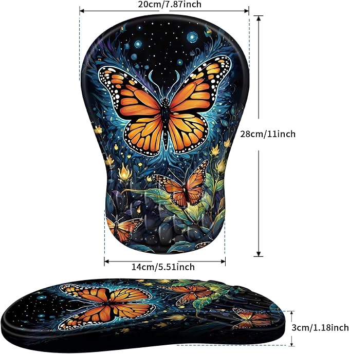 YIWEI Ergonomic Mouse Pad with Wrist Rest - Image 6
