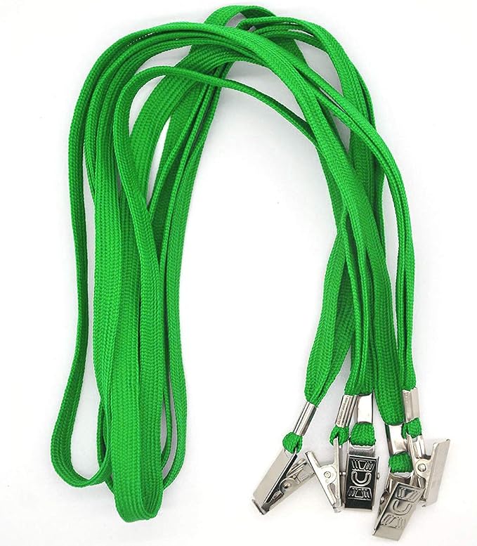 Bird Fiy Green Lanyards 100 Pack Bulk Badge Lanyards - Image 3