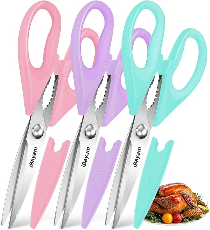 iBayam Kitchen Shears, Stainless Steel Scissors - Image 2