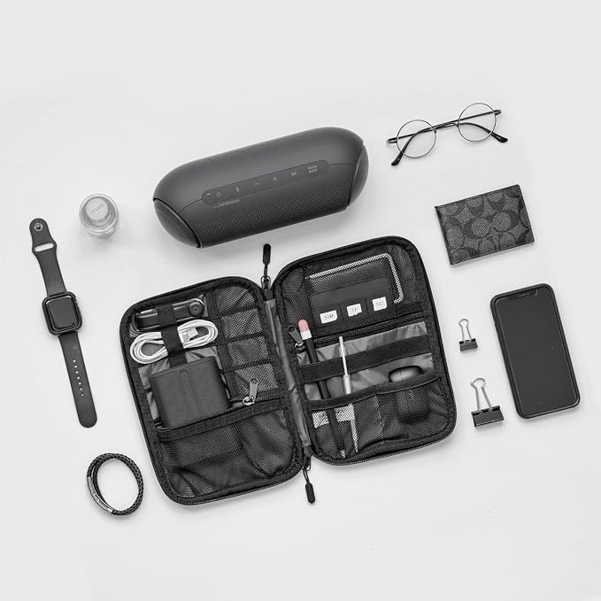 BAGSMART Large Electronics Travel Organizer Case, Tech Accessories Cord Storage - Image 8