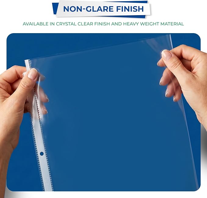 Samsill 200 Pack Sheet Protectors, 8.5x11 Inch Page Protectors - Image 3
