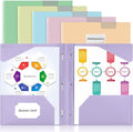 Sooez 6 Pack Plastic Folders by Sooez