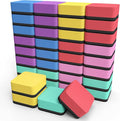MaxGear Dry Erase Erasers, 36 Pack Magnetic Whiteboard Erasers, 6 Colors | Mini by MaxGear