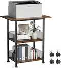 BOHDK Printer Stand, 3-Tier Industrial Large Printer Table by BOHDK