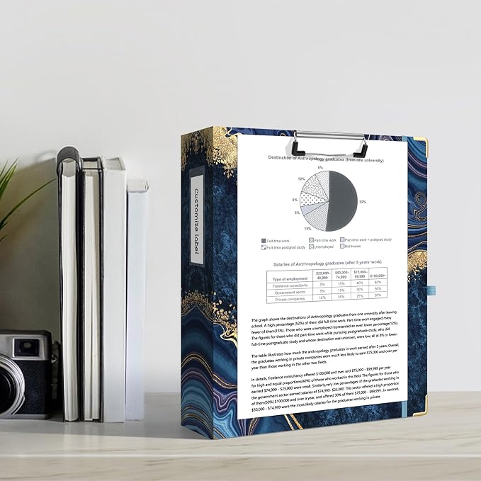 Ospelelf 3 Ring Binder, 2 Inch Letter Size - Image 4