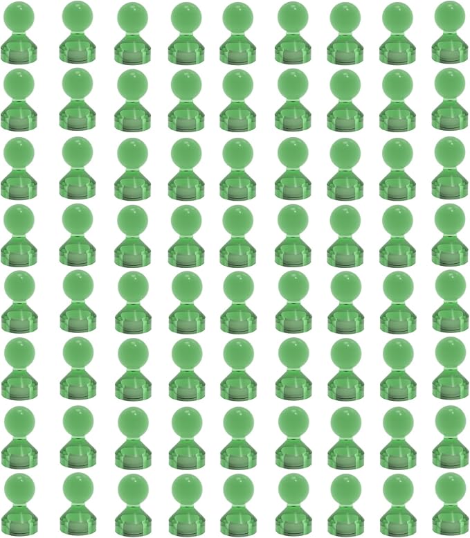 Ant Mag Magnetic Push Pins, 72 Pack Strong Whiteboard Magnets by AntMag