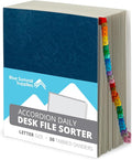 Blue Summit Expanding 1-31 Desk File Sorter, 31 Day Accordion File Organizer by BlueSummitSupplies